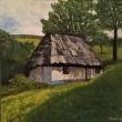 The cottage, oil