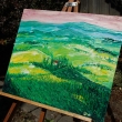 Tuscany, oil, 16 in x 20 in