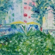Vancouver street, oil, 18 in x 24 in