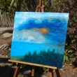 Calm before the storm, oil 16 in x 20 in