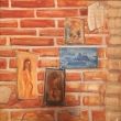The wall, oil