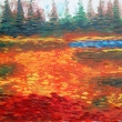 Meadow at Paradise-Mount Rainier, oil, 18 in x 24 in