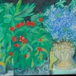 Joe T. Garcia's garden, oil, 18 in x 24 in