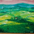 Tuscany, oil, 16 in x 20 in
